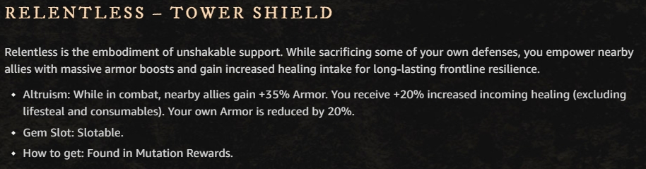 new world aeternum RELENTLESS